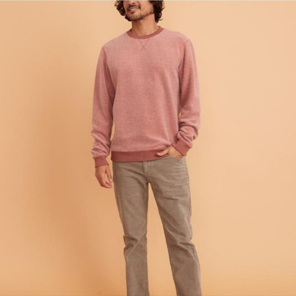 Marine layer Norfolk fleece out crew sweatshirt - Picture 3 of 8